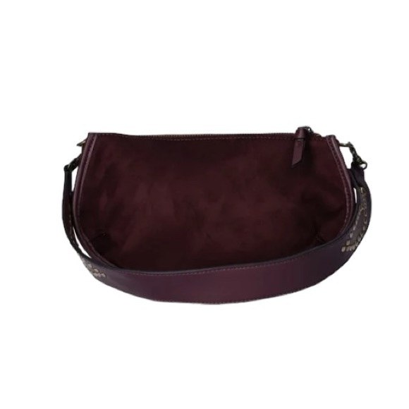 No Boundaries Buckled Detailed Berry Mini Bag - Picture 5 of 8